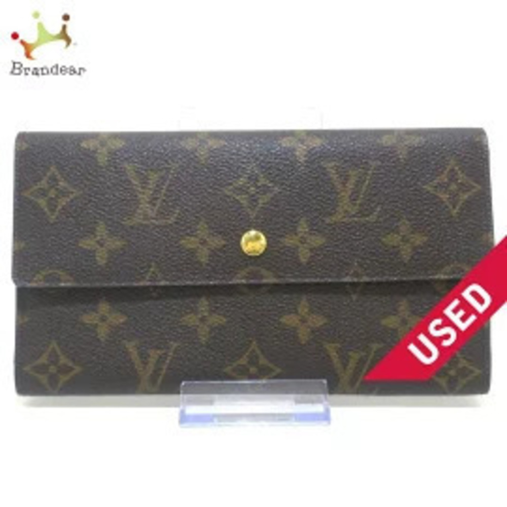 LOUIS VUITTON Portefeuille Tresor International Long Wallet Monogram Canvas